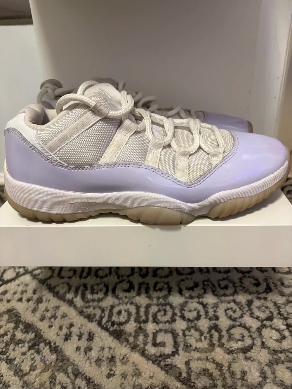 Jordan Women's 11 Retro Low - White and Light Lavender NO BOX!!!